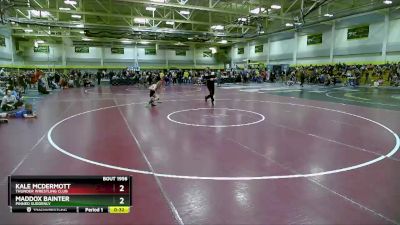 55 lbs Cons. Semi - Kale McDermott, Thunder Wrestling Club vs Maddox Bainter, Pinned Suddenly