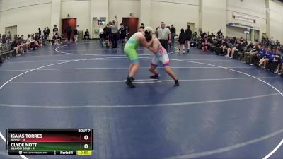 220 lbs Round 3 (6 Team) - Isaias Torres, Idaho vs Clyde Nott, Illinois Gold