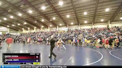 126 lbs Quarterfinal - Mateo Ochoa, CA vs Michael Ziniti, ID