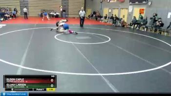 145 lbs Round 4: 10:00am Sat. - Elden Caple, Palmer High School vs Elijah Larsen, Colony High School