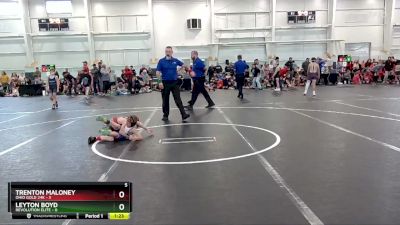 52 lbs Semis & 1st Wrestleback (8 Team) - Trenton Maloney, Ohio Gold 24K vs Leyton Boyd, Revolution Elite