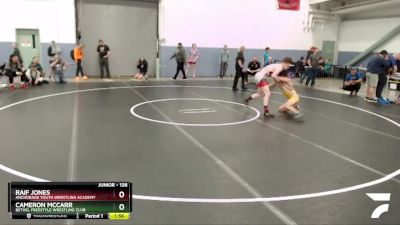 138 lbs Rr1 - Raif Jones, Anchorage Youth Wrestling Academy vs Cameron McCarr, Bethel Freestyle Wrestling Club