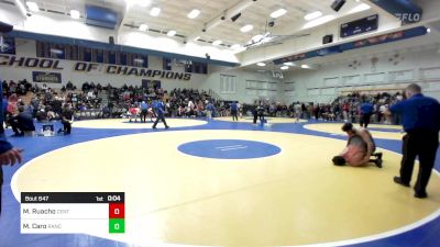 148 lbs Consi Of 16 #2 - Matthew Ruacho, Central vs Marcus Caro, Rancho Bernardo