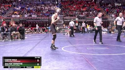 2A-138 lbs Champ. Round 2 - Dalton VanWyhe, Sergeant Bluff-Luton vs Cadyn Wild, Assumption, Davenport