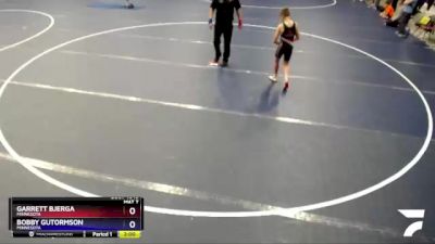 87 lbs Semifinal - Garrett Bjerga, Minnesota vs Bobby Gutormson, Minnesota