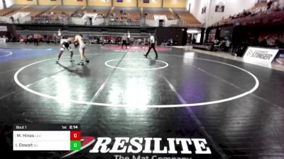 141 lbs Round Of 16 - Malyke Hines, Lehigh vs Ian Oswalt, Brown University