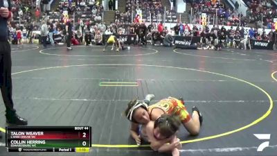 95 lbs Champ. Round 2 - Talon Weaver, L`Anse Creuse WC vs Collin Herring, Edwardsburg WC