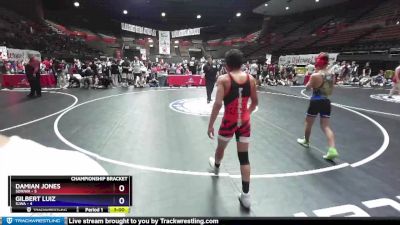 119 lbs Cross Bracket (8 Team) - Damian Jones, SDIKWA vs Gilbert Luiz, SJWA