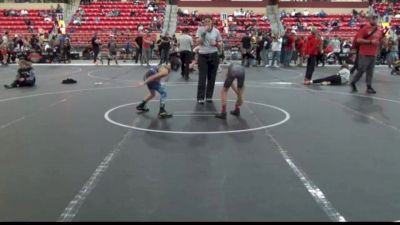 64 lbs Cons. Semi - Abram Griekspoor, Wichita Blue Knights vs Daniel Morgas, Maverick Elite Wrestling