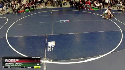 118 lbs Quarterfinal - Brayden Bosh, Devils Wrestling vs Desmond Cadena, Morgan Wrestling Club