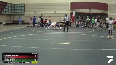 138 lbs Quarterfinals (8 Team) - Evan Smith, Legends Of Gold vs Carter Moore, Mi Mafia White