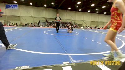 100 lbs Rr Rnd 2 - Ella Brunson, MOJO Girls vs Jaylyn Lazzerini, Aggression Legionaries Girls