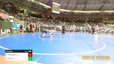 80 lbs Quarterfinal - Camron Veneziano, Newtown (CT) Youth Wrestling vs Colter Frain, Powerhouse Wrestling Club