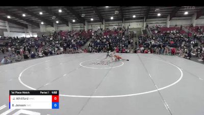 71 lbs 1st Place Match - Jre Whitford, Westlake Wrestling Club vs Brex Jensen, Delta Wrestling Club