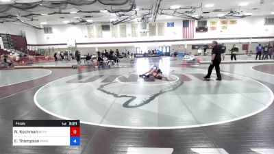 138 lbs Final - Noah Kochman, Bergen Catholic vs Evan Thompson, Eclipse