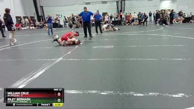 113 lbs Semis (4 Team) - Riley Bernash, U2 Upstate Uprising vs William Cruz, 84 Athletes