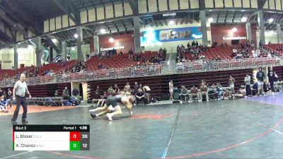 195 lbs Round 1 (8 Team) - Liam Blaser, Columbus vs Alan Chairez, Garden City