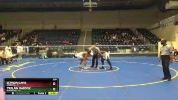 220 lbs Placement Matches (8 Team) - Trelain Maddox, Buford HS vs D`Avion Davis, Valdosta