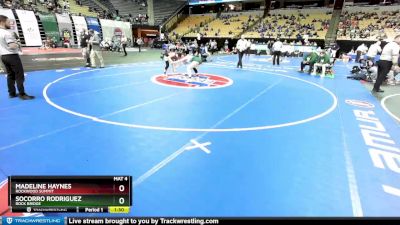 140 Class 2 lbs Quarterfinal - Madeline Haynes, Rockwood Summit vs Socorro Rodriguez, Rock Bridge