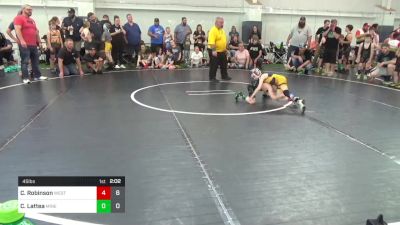 45 lbs Pools - Cainen Robinson, West Virginia Wild vs Cena Lattea, Mineral Wells Bulldawgs