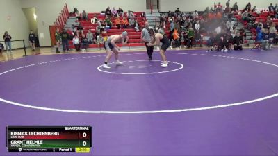 190 lbs Quarterfinal - Kinnick Lechtenberg, Linn-Mar vs Grant Helmle, Xavier, Cedar Rapids