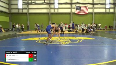 174 lbs Finals (2 Team) - Christian Robinson, Pratt Community College vs Mark Rausch, Colby Community College