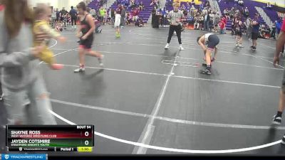 107 lbs Round 5 - Shayne Ross, West Wateree Wrestling Club vs Jayden Cotsmire, Stratford Knights Youth