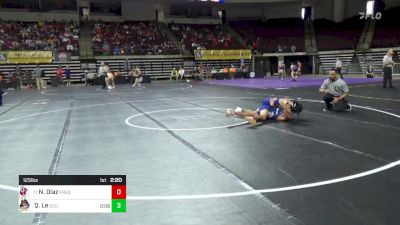 125 lbs Consi Of 16 #1 - Nathen Diaz, Fresno State WC vs Quan Le, East Carolina