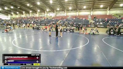 106 lbs Cons. Round 4 - Weston Baumgartner, MD vs Eli Berry, OK