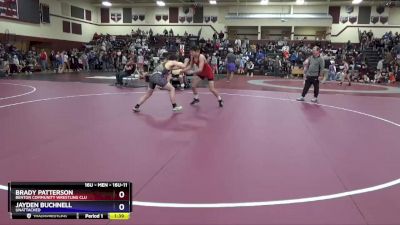 16U-11 lbs Round 2 - Brady Patterson, Benton Community Wrestling Clu vs Jayden Buchnell, Unattached