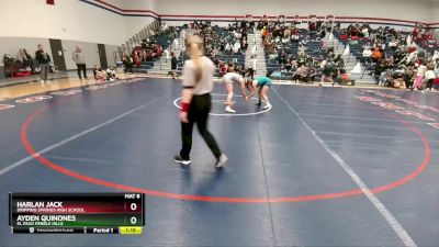 145 lbs Semifinal - Harlan Jack, Dripping Springs High School vs Ayden Quinones, El Paso Pebble Hills