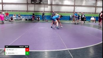 144 lbs 1st Place Match - Belicia Manuel, Michigan Revolution vs Elly Janovsky, Indiana Inferno