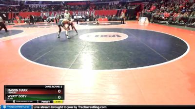 1A 132 lbs Cons. Round 2 - Wyatt Doty, Polo vs Mason Mark, Tremont