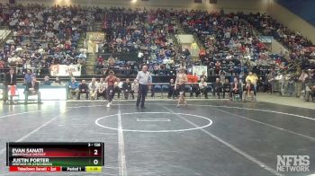 3 - 126 lbs 1st Place Match - Justin Porter, Heritage HS (Lynchburg) vs Evan Sanati, Brentsville District