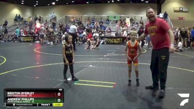 46 lbs Round 2 (6 Team) - Ezra Taussig, East Kansas Eagles vs Jay Lucas, Mi Pitbulls Gold