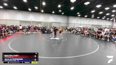 113 lbs Quarters & 1st Wb (16 Team) - Brayten Casey, Wisconsin vs Nicolas Enzminger, North Dakota Blue