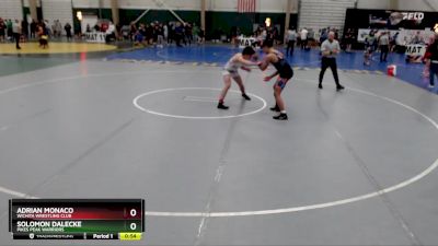 157 lbs Cons. Round 5 - Solomon Dalecke, Pikes Peak Warriors vs Adrian Monaco, Wichita Wrestling Club