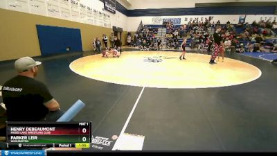 54 lbs Cons. Round 3 - Parker Leir, Washington vs Henry DeBeaumont, Moses Lake Wrestling Club