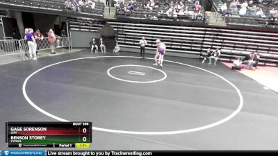 141 lbs Cons. Round 4 - Gage Sorenson, Lehi vs Benson Storey, Cyprus