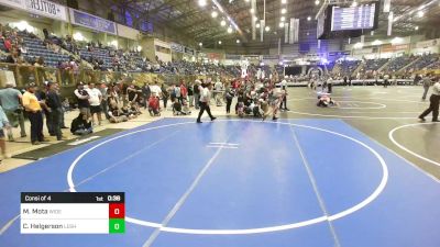 85 lbs Consi Of 4 - Manuel Mota, Widefield Wrestling Club vs Cash Helgerson, Lesher