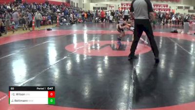 60 lbs Quarterfinal - Coy Wilson, Grand Rapids Grapplers vs Joe Rettmann, No Nonsense Wrestling