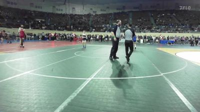 113 lbs Round Of 16 - Cougar Collins, Noble MS vs Sawyer Hackbarth, Husky Wrestling Club