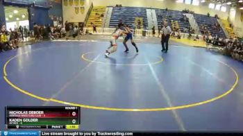 126 lbs Round 1 (8 Team) - Kaden Golder, Attack vs Nicholas Deboer, Heritage Wrestling Club