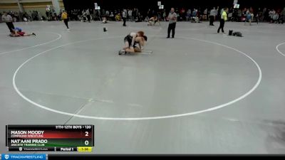 120 lbs Champ. Round 2 - Nat`aani Prado, Aniciete Training Club vs Mason Moody, Compound Wrestling