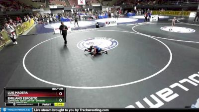 62 lbs Cons. Round 2 - Luis Madera, California vs Emiliano Esposito, Community Youth Center - Concord Campus Wrestling