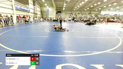 90 lbs Rr Rnd 2 - Omar Niyazov, Scanlan Wrestling Academy vs Zander Jones, Dueling Bandits