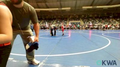 60 lbs Consi Of 16 #1 - William Henson, Fort Gibson Youth Wrestling vs Anthony Lewis, Tulsa North Mabee Stampede