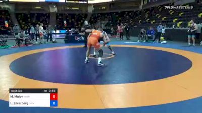 74 kg Consolation - Matt Moley, Warrior Wrestling Club vs Luke Zilverberg, Jackrabbit Wrestling Club