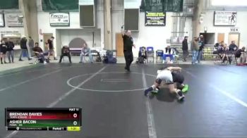 110 lbs Round 1 (8 Team) - Asher Bacon, POWA vs Brendan Davies, Terps Xtreme