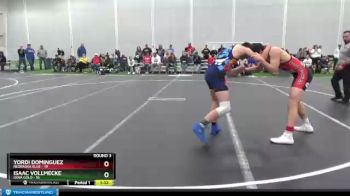 160 lbs Round 3 (4 Team) - YORDI Dominguez, Nebraska Blue vs Isaac Vollmecke, Iowa Gold